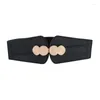 Cinturones Cadena de cintura marrón Hermoso cinturón de vaquera para mujer Prom Banquet Club Party Drop