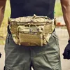 Pakiety plecakowe Mężczyźni Outdoor Waterproof Molle talia Fanny Pakiet Taktyczne wojskowe sportowe torba do wędrówki łowić wędkowanie Kemping Pasek podróży 230821