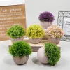 Dekoracja biura domowego Małe sztuczne rośliny Bonsai mini mini sztuczne kwiaty