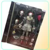 面白い20cm Neca Stephen Kings It Pennywise Joker Clown Halloween Day Horror Movie Doll PVC Action Figure Collectible Model210M3522291