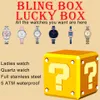 top bling box maschi orologio fortunato lady orologio tascabile tascabile blind box blind borse pacchetto regalo Montre de lussuoso wa295n automatico
