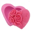 Stampi da forno a fiori 3d rose silicone stampo fondente stampo stampo gelatina caramella di decorazione di torta al cioccolato utensili utensili