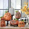 Obiekty dekoracyjne figurki Halloween Atmosfera Dekoracja na zewnątrz Dekoracja Dekora Ghost Pumpkin Head Garden Venue 230818