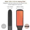 Haar rechters Koreaanse haargloeimeter Keratinebehandeling Drijvende brede plaat Keramiek Flat Iron Dual Voltage Haar krullen Iron Salon Styler 230821