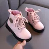 Sneakers Kids Boots Jungen Schuhe Autumn Winter Leder Kinder Boots Mode Kleinkind Girls Boots warme Winterstiefel Kinder Schnee Schuhe 230818