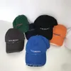 Ballkappen zerrissen Vetements Hut Männer Frauen Woche Montag bis Sonntag Baseball Cap Denim250W