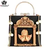 Evening Bags Luxury Angel Female Handbags Fashion Pearl Women Bag Cross Body Brand Leather Women Shoulder Bag Ladies Hand Bags Sac A Main HKD230821