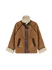 Women's Jackets Double-sided Wearing Large Lapel Sheep Cut Velvet Jacket For Imitation Fur One Piece 2023