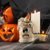 Outra decoração de casa Halloween Mini Fatuetas Cabeça de Abóbora Mummifed Ornament Micro ornament Desktop Resina Small Arreves Decorações de Natal Small X0821