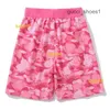 Zomerheren shorts ontwerper aap mode strandbroek vrouw hoogwaardige streetwear roze blauwe broek maat m-xxl