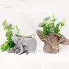 Decoratieve bloemen kunstmatige planten bonsai mini boom pot nep planten pot ornamenten voor bruiloft verjaardag tabel decor tuinbenodigdheden