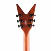 De um ML Selecione 6 String Multiscale Kahler Burled Maple Satin Guitar Natural Electric Guitar da mesma forma