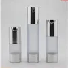 300pcs Empty Frosted Airless Lotion Cream Pump Plastic Container 15ml/30ml/50ml Cosmetic Bottle Dispenser Travel #38goods Lcogh