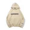 Mens Mulheres Tops Essentialclothing Mens Venda Quente Item Hoodies Designer Algodão Hoodies Homens Essentialhoodie Moletons Soltos Manga Longa 467