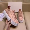 Designer feminino Laurens Sapatos de couro tênis Classcial rosa feminino renda de laço Treinadores esportivos de sapatos casuais