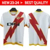 Mens Soccer Jersey 23 24 Rayo Vallecano Falcao R.D.T Soccer Jerseys Palazon Garcia Sanchez Martin Trejo Ciss Montiel Lejeune 2023 2024 Home Away Men Kids