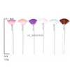 Makeup Brushes 4st Portable Facial Borstes Fan Makeup Borstes Soft Practical Mask Powder Brush Cosmetic Tool Diy Beauty Tool Women Girl HKD230821