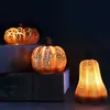 Annan heminredning Ny Halloween Pumpkin Lantern Simulation Pumpkin Led Candle Lamp Harts Lysande pumpa X0821