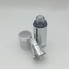 Silver Airless Vacuum Pump Lotion Bottle With White Cap Cosmetic Containers 15 ml 30 ml 50 ml 80 ml 100 ml F515 IWFSK GSDGR