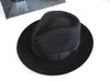 Geniş Memlu Şapkalar Kova Yün Fedora Şapkası Unisex Feel Fedoras Yetişkin Moda Trilby Meapwear Mans Cap B8130 230821