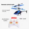 ElectricRC Aircraft Mini RC ładowalne zdalne sterowanie rc helikoptery Drone Indukcja Indukcja Włączanie bezpiecznego opornego na upadki 230821