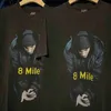 T-shirts voor heren correct VTG T-shirt 8 mijl film Amu gewassen oude korte mouw unisex casual losse t-shirt T230821