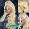 Melodie HD 30 40 Inch 613 Blonde Body Wave Remy Glueless 220%density Lace Front Human Hair Wigs 13x4 Lace Frontal Wig