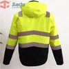 Vestes pour hommes Vêtements de travail pour hommes Veste d'hiver réfléchissante haute visibilité Veste d'hiver EN471 / ANSI Veste d'hiver imperméable 230821