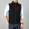 Men's Vests 5XL Men Sprin Outwear Tick Warm Fleece Sleeveless Vest Jacket WaistCoat Autumn Casual Outfits Tactical Plus