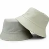 Brede rand hoeden emmer faux lederen hoed vrouwen omkeerbare pu en katoen soild zon mode herfst waterdichte visser 230821