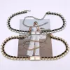 Ceintures de chaîne de taille Designer 2023 femme hommes chaînes de mode Luxurys Designers ceintures Classic Letters Golden Silver Boucle