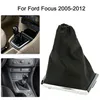 フォードフォーカス2 MK2 2005 2006 2007 2008 2009 2010 2011 New Black Car Gear Shift Knob Real Leather Gaiter and Chrome 278Q