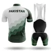 Cykelskjorta toppar Team Pakistan Cycling Jersey Anpassad Road Mountain Race Top Max Storm Reflective Zipper 4 Pocket 230820