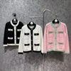 Sweater Jacket Woman Designer Sweaters Womens Round neck Stripe Knitted Long Sleeved Cardigan Fashion Casual Knitwear Shirts