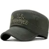 Verenigde Staten US Marines Corps Cap Hat Camouflage Flat Top Hat Men Cotton Hhat USA Nav SQCKXW Whole2019239r