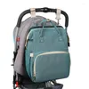 Schulbeutel Windelbeutel Mütter und Väter Rucksack Multifunktionales Babybett Mutterschaft Pflege Handtasche Kinderwagen Designer groß