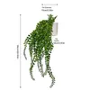 Decorative Flowers 2 Pieces Artificial Plant Decoration Plants Leaf Wall Mounted Living Room