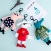 Cute Anime Plush Keychain Charm Key Ring Pendant Lovely Anime Nerdy Doll Couple Students Personalized Creative Valentine's Day Gift Small Pendant DHL