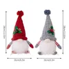 Decorative Objects Figurines Glowing Gnome Christmas Faceless Doll Tree Decorations Night Light Xmas Gift Navidad Year Novedades Home Decor 230818