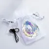 زخارف الحديقة H D تعليق بلورات Prism Suncatcher للنوافذ ديكور 76 ملم Abcolor الثريا أجزاء ديي ديكور ديكور الزفاف 230818