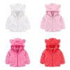 Jackets 2023 Autumn Spring Fleece Boys Girls Hoodies Kleurrijke baby Zipper Cute Kids Lange Mouw Coats