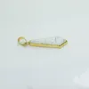 Naszyjniki wiszące biały wycie strzałka czakra czakra na naszyjnik samica 2023 Długie naturalne klejnot biżuterii Kamienie 24K Gold Surowy miecz