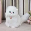 Simulazione di bambole peluche Mini gatto giocattolo per panno carino pad gatti peluche con sound bambini regali di compleanno creativi imitazione ornamenti gatti decorazioni per la casa 230821