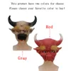 Partymasken Cosplay Bull Dämon Kuh Horn Nase Große Ohr Horror gruselig schreckliche Halloween Mask Terror Vollgesicht Kostüm Proparität Karneval Party 230820