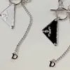Marke Perlen Halskette Damen Charme Perle Marke Klassiker Dreieck Label Luxus 18K Gold plattiert 925 Silber Halsketten Design Schmuckzubehör Accessoires