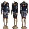 Frauen Designer Kleidung Print Hemd Kleid Frauen MODE MODEN