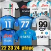 Yoga Outfit Napoli Soccer Jerseys 23 24 Kvaratskhelia Halloween Special Shirt Minjae Maillot Naples Kid Zielinski H.Lozano Osimhen P Dhyjm