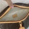 ارتفاع عالٍ من مصمم الزهور القديم الكامل Bumbag Mens Crossbody Courd Bag مصممين فاخرون حقائب حزام للنساء Fannypack Zipper Bum Pags Cross Body Handbag