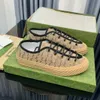 Scarpe designer di lusso 1977 Sneaker Canvas Classic Camel and Ebony Platform Fashion Men Runner Sneaker Sneaker Tennis Lavato Jacquard Denim Women Shoes Ace 10