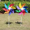 Gartendekorationen Windmühle Wind Spinner Ornament Dekoration im Freien Rasenhof Party Dekor Camping Kinder Spielzeug 230818